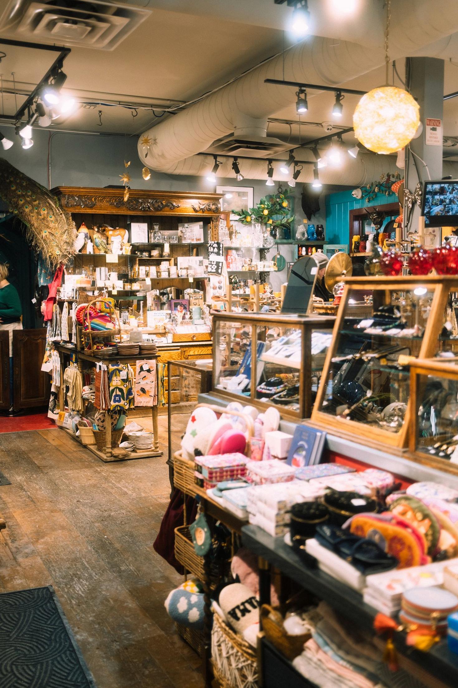 Sfeervolle cadeauwinkel in Rotterdam